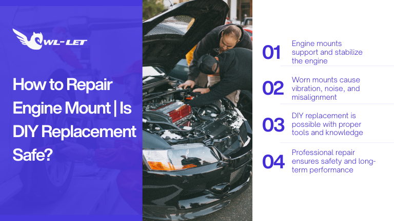 How to Repair Engine Mount | Is DIY Replacement Safe?