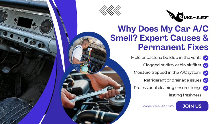 Why Does My Car A/C Smell? Expert Causes and Permanent Fixes