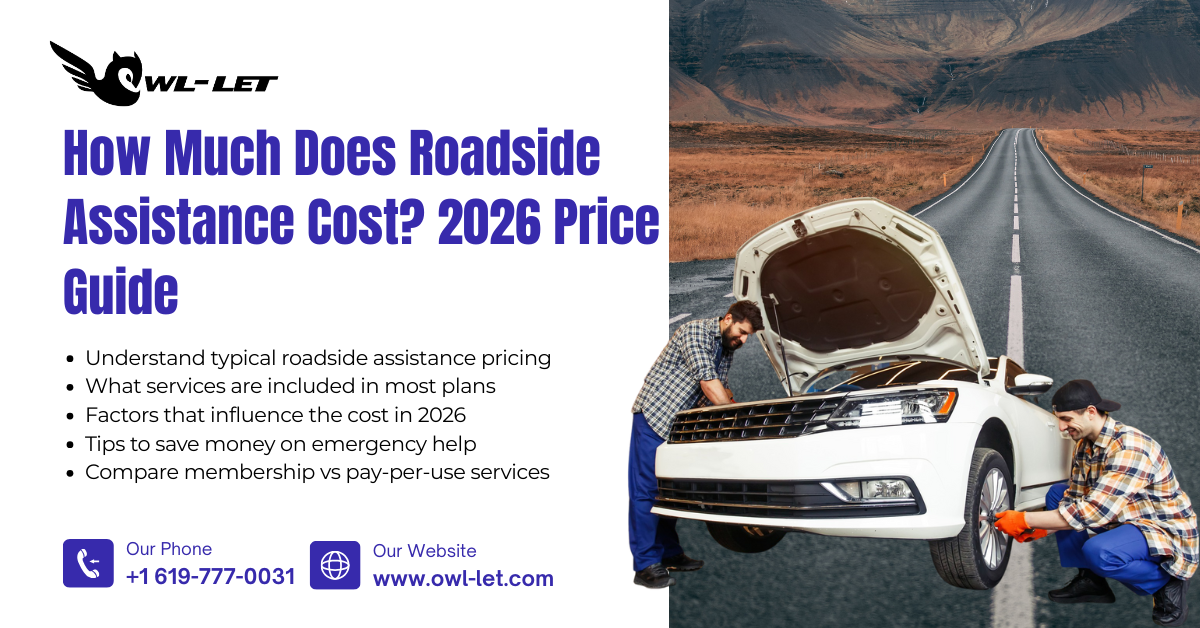 How Much Does Roadside Assistance Cost? 2026 Price Guide