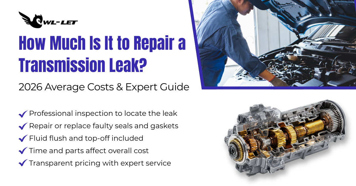 How Much Is It to Repair a Transmission Leak? 2026 Average Costs and Expert Guide