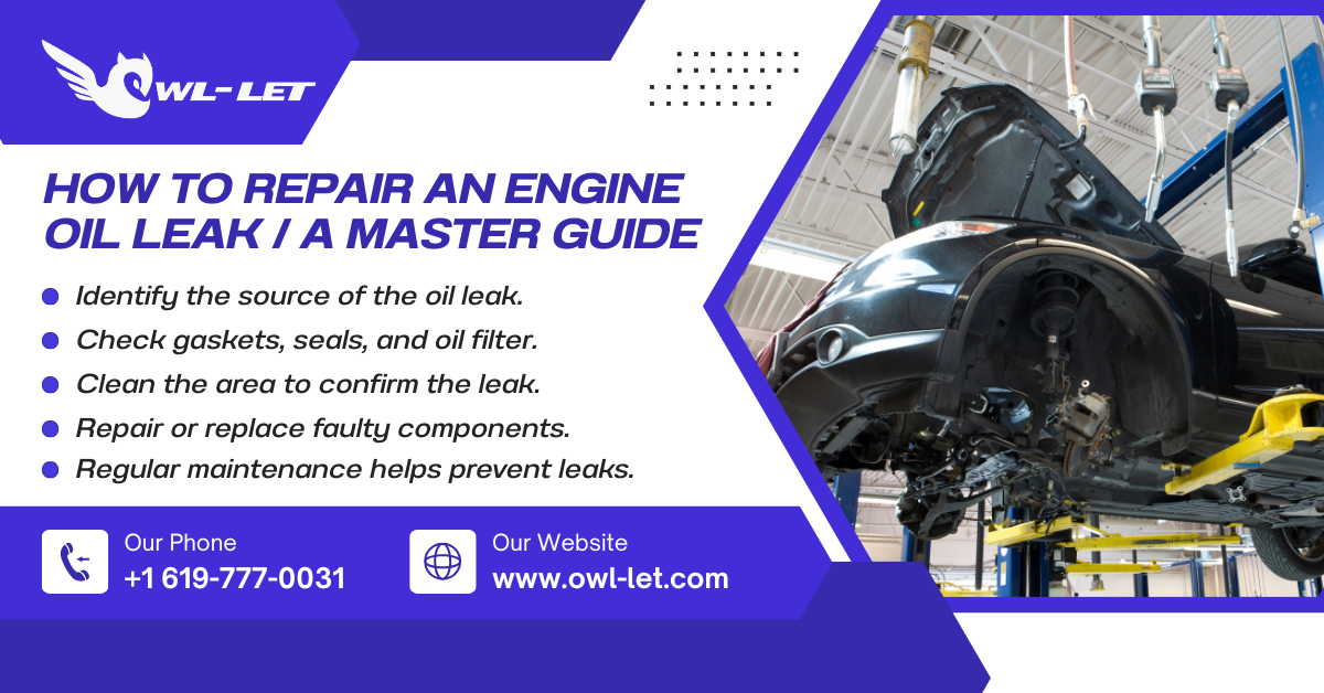 How to Repair Engine Oil Leak | A Master Guide to Stopping the Drip