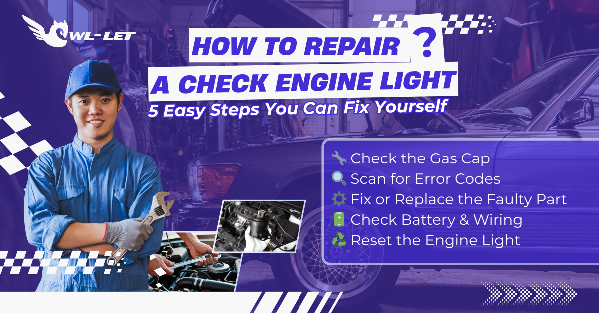 How to Repair Check Engine Light? 5 Easy Steps to Fix It Yourself