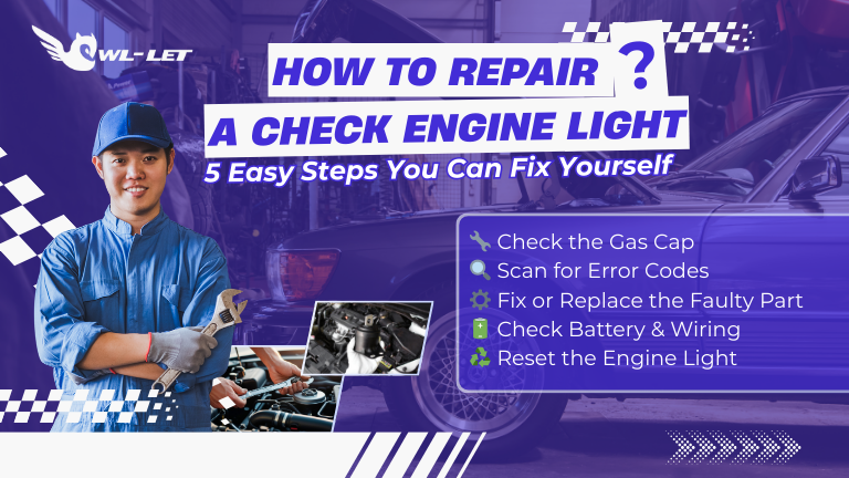 How to Repair Check Engine Light? 5 Easy Steps to Fix It Yourself