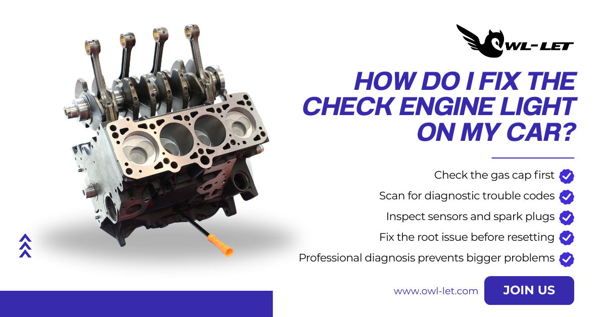 How Do I Fix the Check Engine Light on My Car?