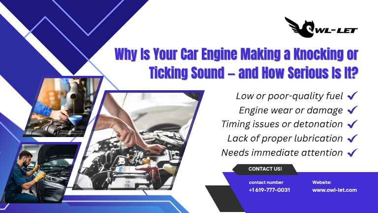 Why Is Your Car Engine Making a Knocking or Ticking Sound — and How Serious Is It?