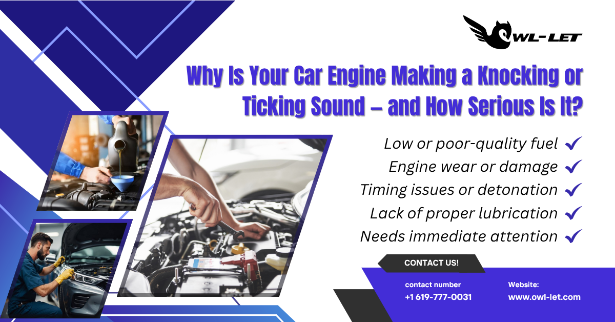 Why Is Your Car Engine Making a Knocking or Ticking Sound — and How Serious Is It?