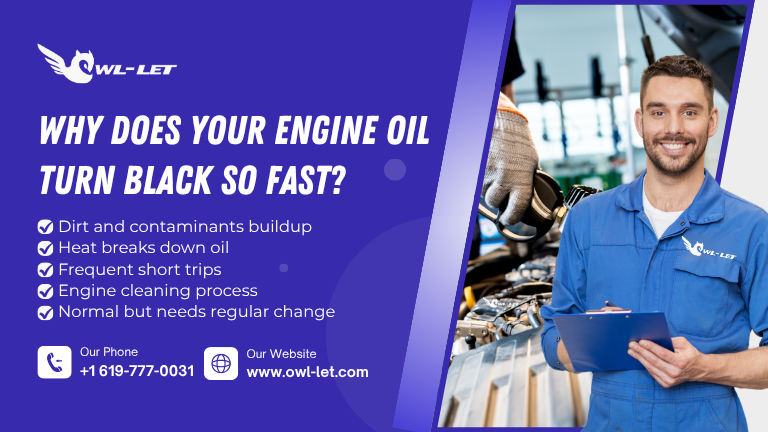Why Does Your Engine Oil Turn Black So Fast?