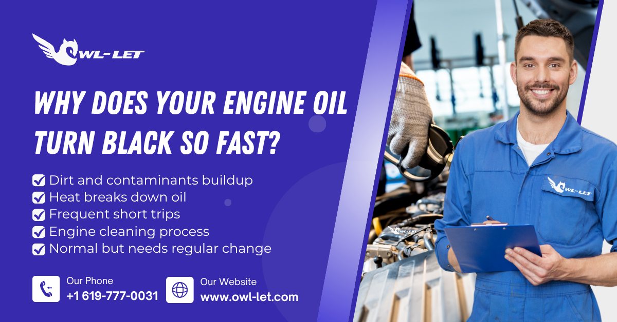 Why Does Your Engine Oil Turn Black So Fast?