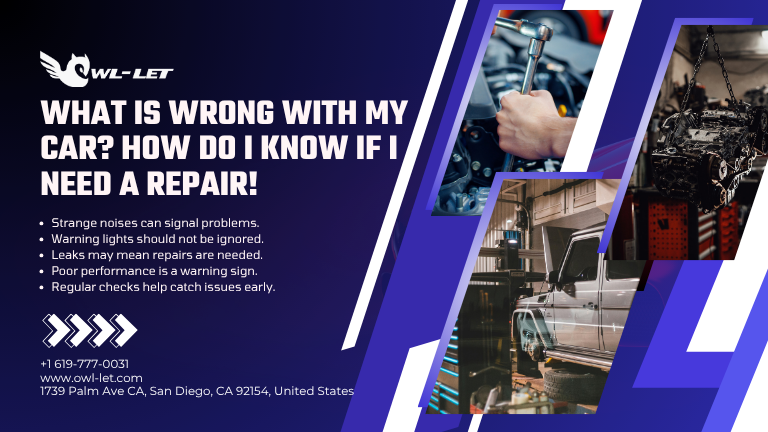What is wrong with my car? How do I know if I need a repair