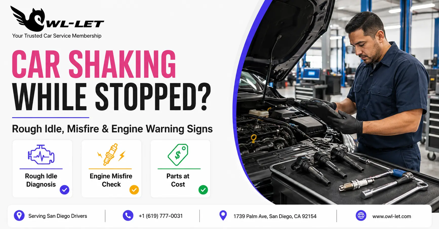 Why Is My Car Shaking While Stopped?