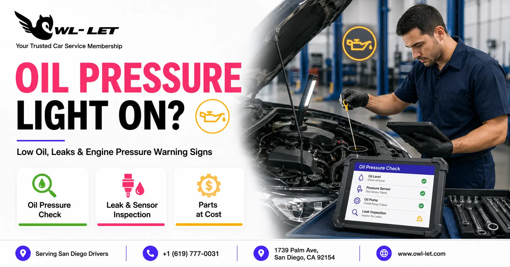 Why Is My Oil Pressure Light On?