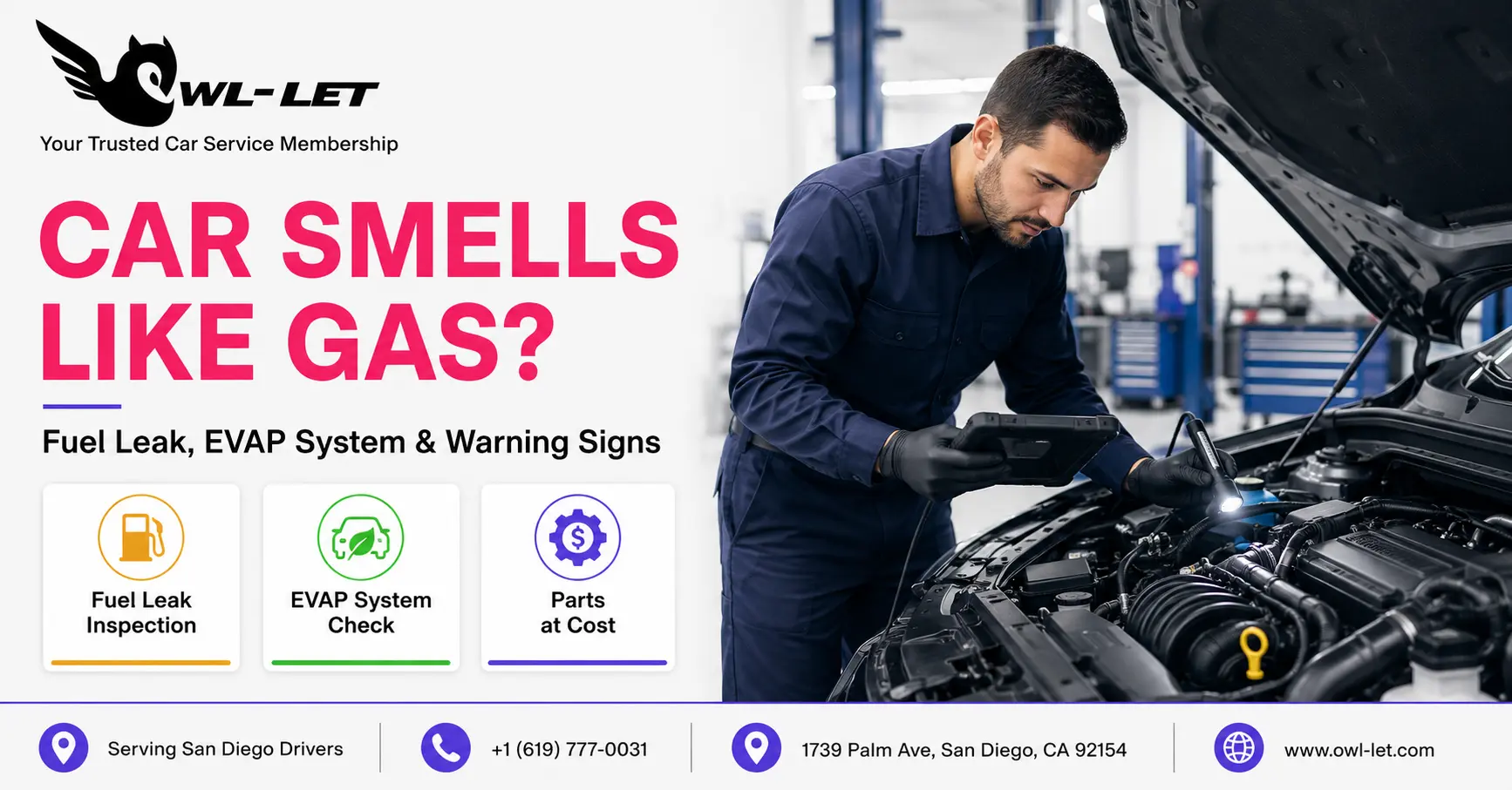 Why Does My Car Smell Like Gas?