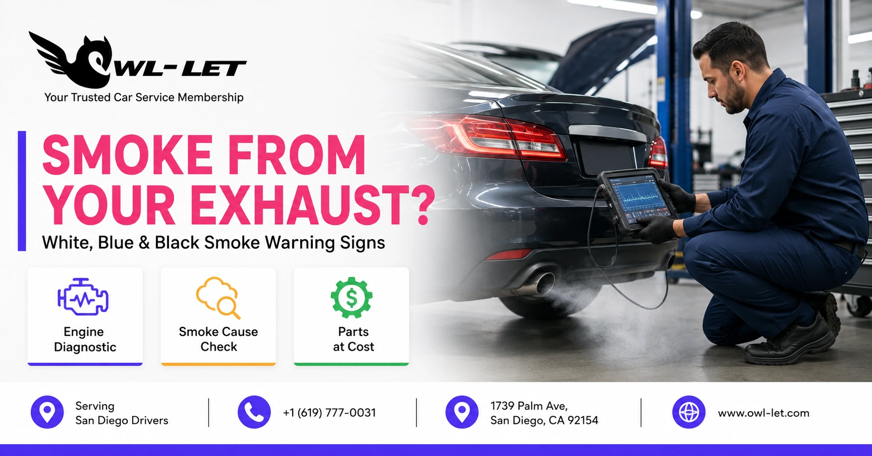Why Is Smoke Coming From My Exhaust?