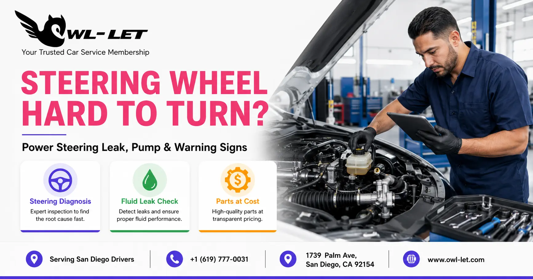 Why Is My Steering Wheel Hard to Turn?